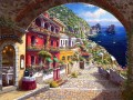 peinture decoration - Archway à Capri 1 Mer Egée Méditerranée